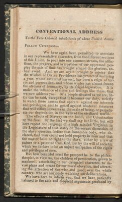 Minutes and proceedings of the second annual Convention for the Improvement of the Free People of Colour in these United States - 4